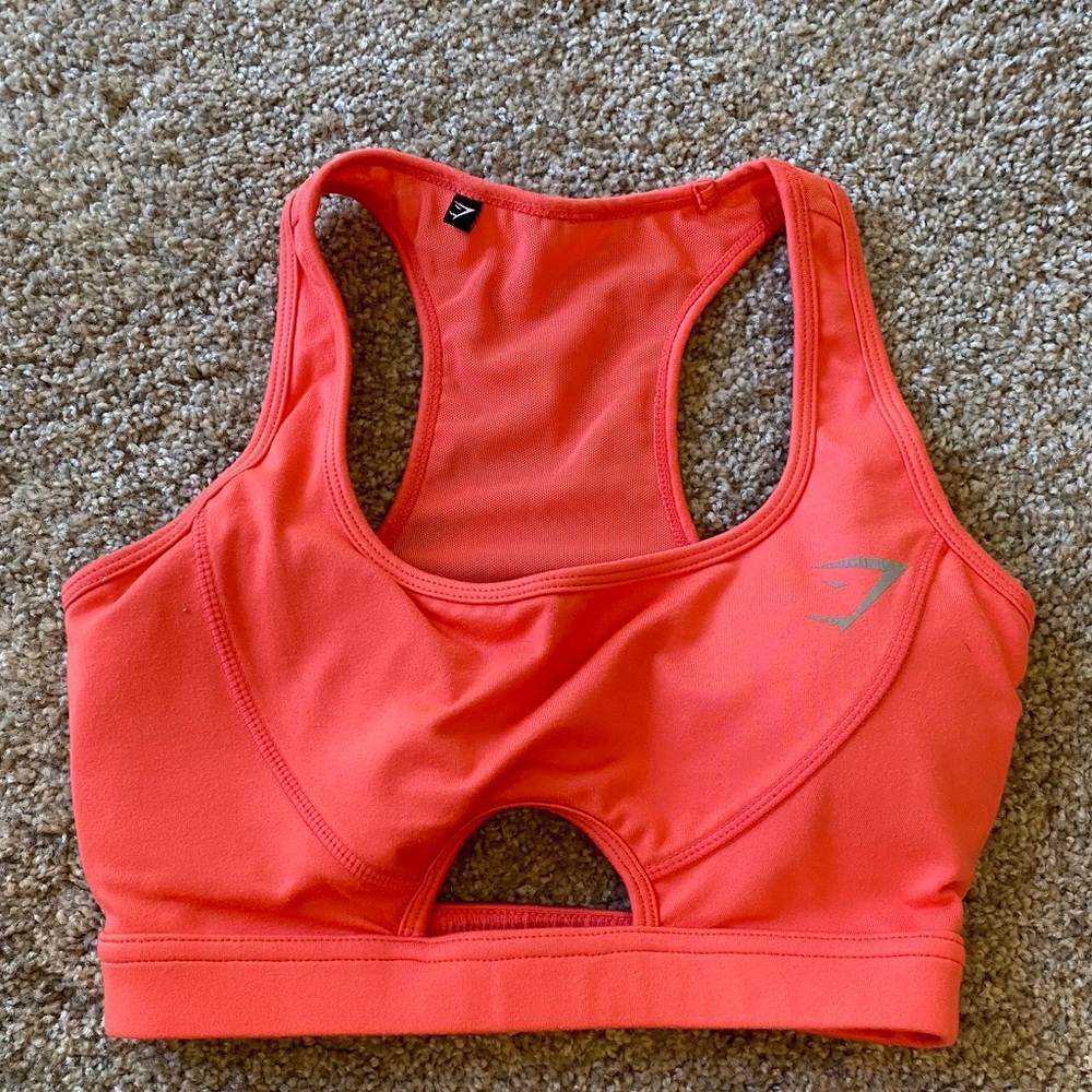 Gymshark Coral Sports Bra